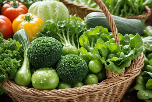 健康新鮮美味蔬菜籃子圖片攝影圖 創(chuàng)意海報 下載至來源處