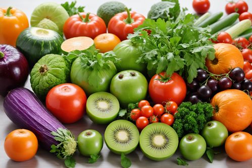 有機(jī)蔬菜水果高清圖 果蔬圖片素材